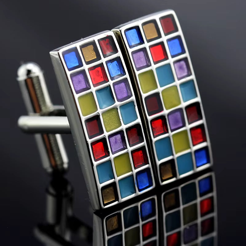 MMS Jewelry Shirt Cufflink for Mens Brand Cuff Buttons Watch Shaped Cuff Link High Quality Wedding Abotoaduras Drop Shipping