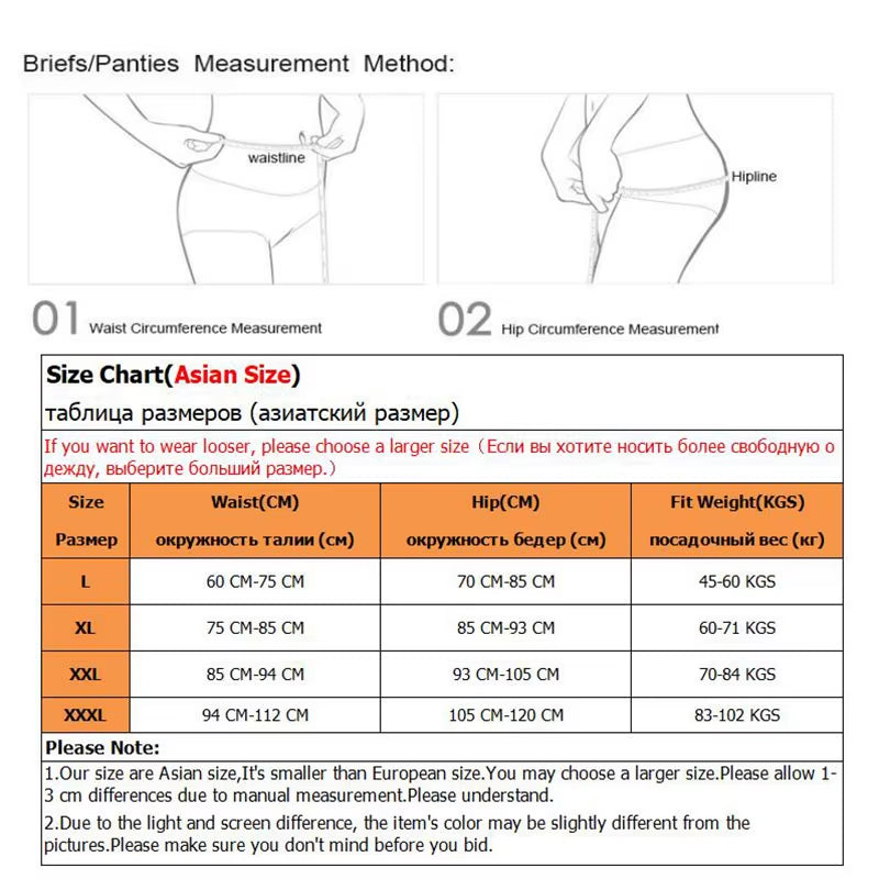 3Pcs/Lot Women'S Panties Lace Underwear for Female Cotton High Waist Briefs plus Size Calcinha Lingeries Panty Ladies Underpant