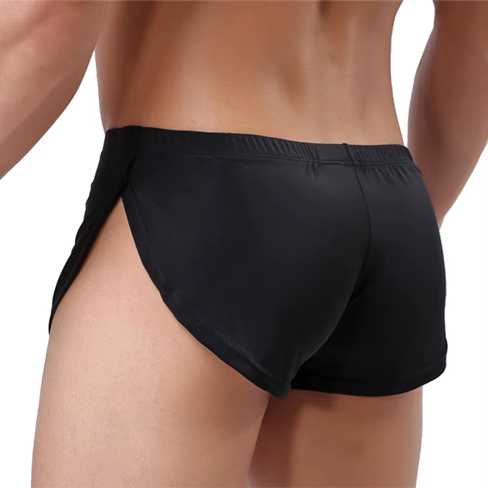 Men'S Panties Underwear Boxers Man Boxer Pajamas Side Split Underpants Breathable Cueca Homem Shorts Bottoms
