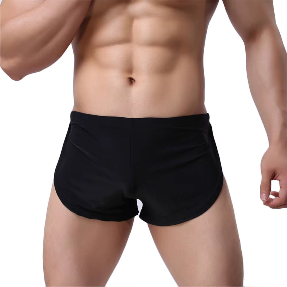 Men'S Panties Underwear Boxers Man Boxer Pajamas Side Split Underpants Breathable Cueca Homem Shorts Bottoms