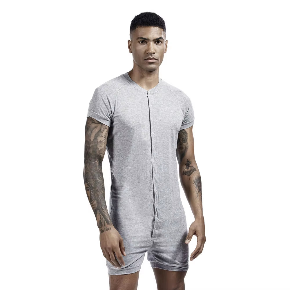 Slimming Underwear Body Shaper Corset Button Top Shapewear Faja Hombre Tight Shirt Slimming Underwear Bodysuit Men Solid Vest