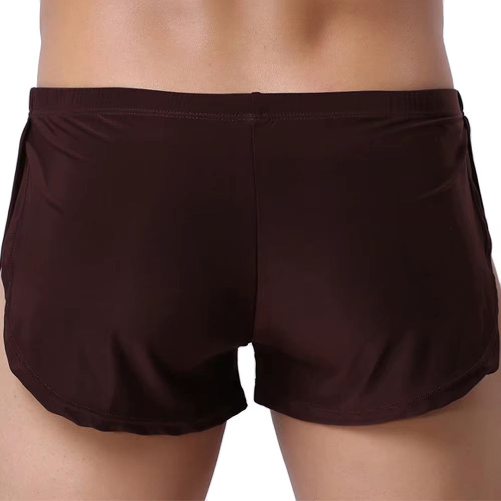 Men'S Panties Underwear Boxers Man Boxer Pajamas Side Split Underpants Breathable Cueca Homem Shorts Bottoms