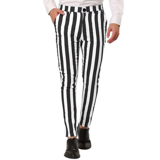 Pants for Men Fashion Summer Autumn Striped Large Size Refreshing Casual Trousers High Street Harajuku Sweatpants Men'S Clothing