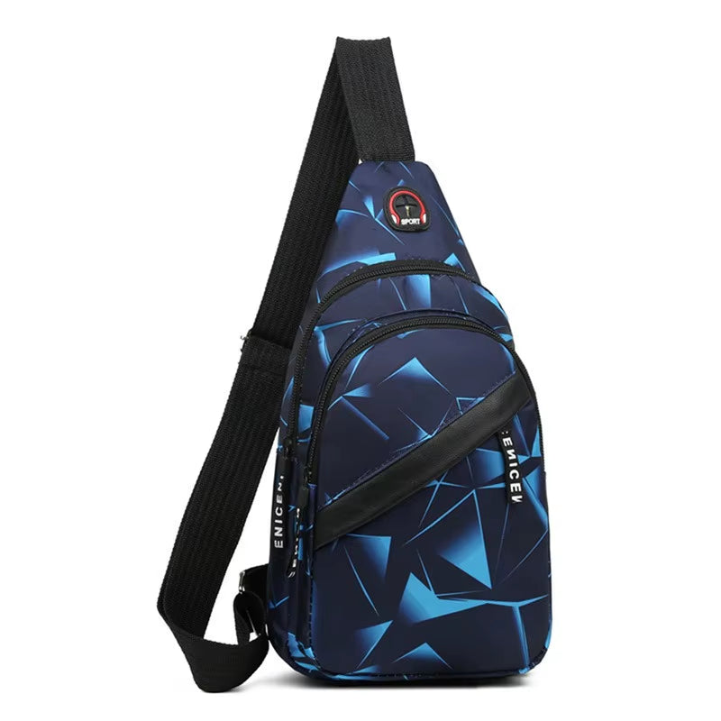 Oxford Cloth Casual Crossbody Bags Man Woman Backpack Sports Travel Outdoor Light Lovers Chest Bags Shoulder Bags