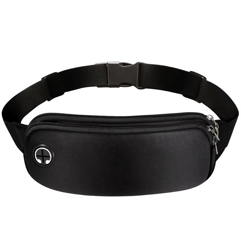Sports Fanny Pack Women Belt Bag Men Running Waist Bag Phone Black Gym Bags Running Accessories