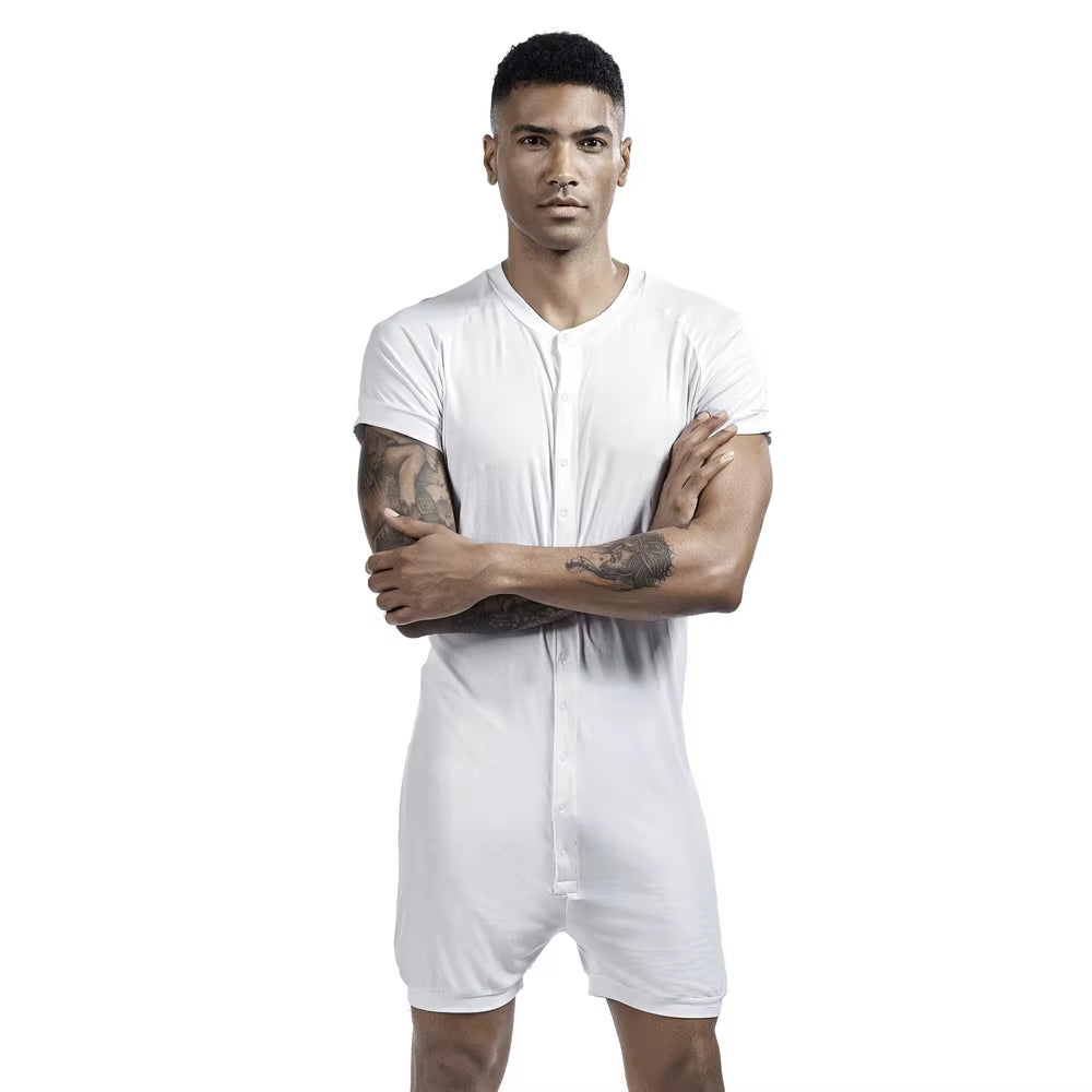 Slimming Underwear Body Shaper Corset Button Top Shapewear Faja Hombre Tight Shirt Slimming Underwear Bodysuit Men Solid Vest