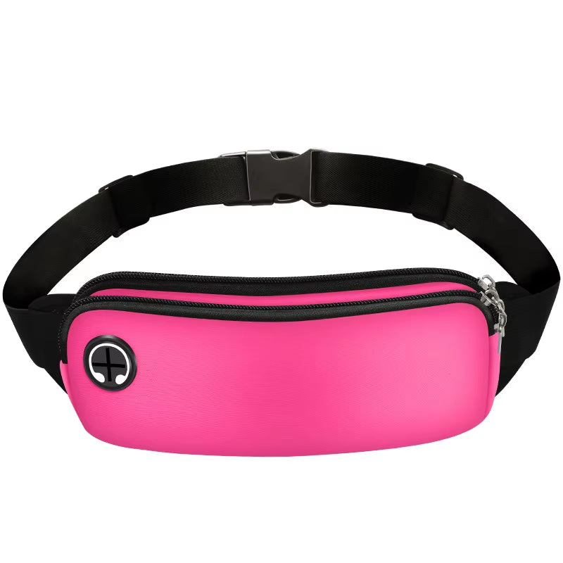 Sports Fanny Pack Women Belt Bag Men Running Waist Bag Phone Black Gym Bags Running Accessories