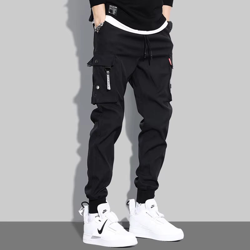 Fashion Men Cargo Pants Y2K Techwear Streetwear Harajuku High Street Hip Hop Jogging Male Trousers Sports Patchwork Clothing