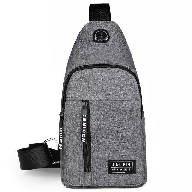 New Men Shoulder Bags Chest Bag Multifuncional Crossbody Bags Travel Sling Bag